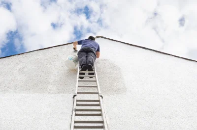 Peinture extérieure à Béhuard — façades et ravalement